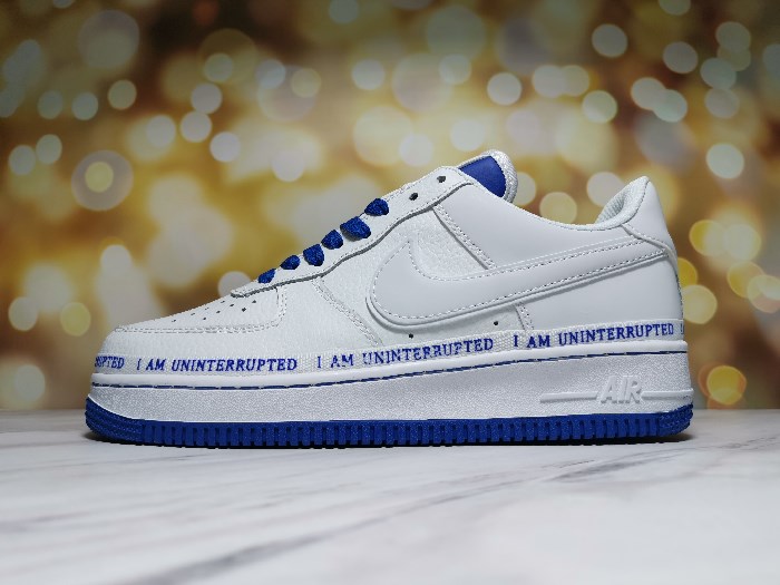 Women's Air Force 1 White/Royal Shoes 158